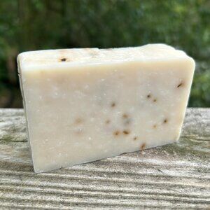 Handmade Spearmint Basil Scrub Cold Process Soap Bar